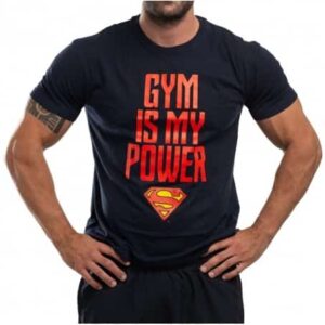 Hero Core T-Shirt, Superman, Gym is My Power