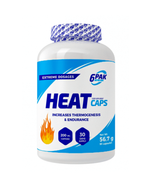 6PAK Heat Caps 90caps