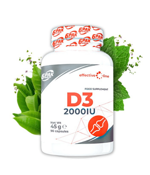 6PAK Vitamin D3 2000IU 90caps