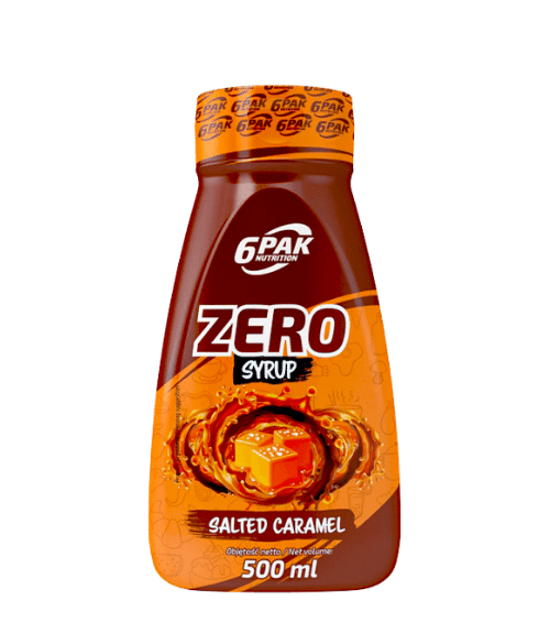 6PAK Syrup Zero Salted Caramel – 500ml