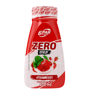 6PAK Syrup Zero Strawberry – 500ml