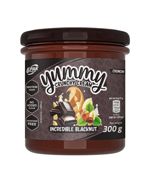 6PAK Yummy Cream Incredible Blacknut – 300g