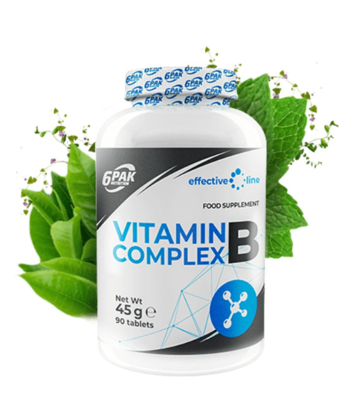 6PAK Vitamin B Complex 90tab