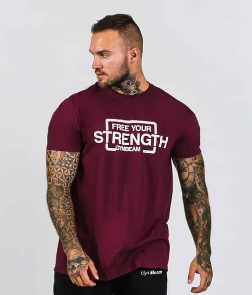 Mens T-Shirt Free Your Strenght – GymBeam