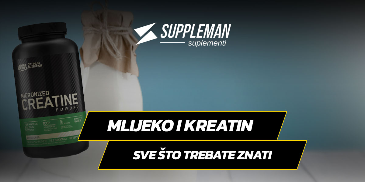 Mlijeko i kreatin: Sve što trebate znati