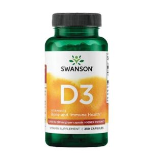 Swanson Vitamin D3 2000IU 250caps