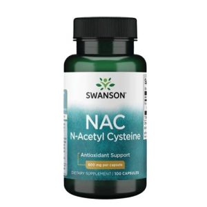 Swanson N-Acetyl Cysteine 600MG 100caps