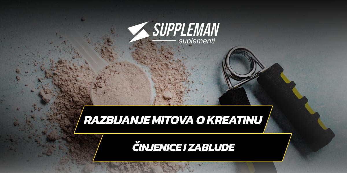 Razbijanje mitova o kreatinu: Činjenice i zablude o ovom popularnom suplementu