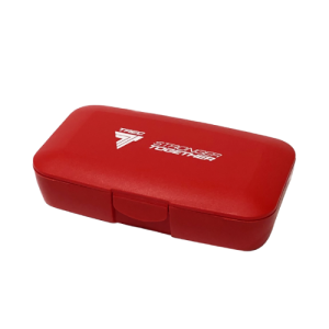 TREC Pillbox Stronger Together Red