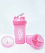 Muscle Freak Smart Shaker Tritan Pink 600ml - Image 2
