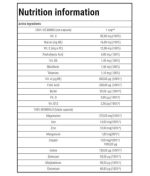 TREC 100% Vitamins and Minerals Endurance 60caps - Image 2