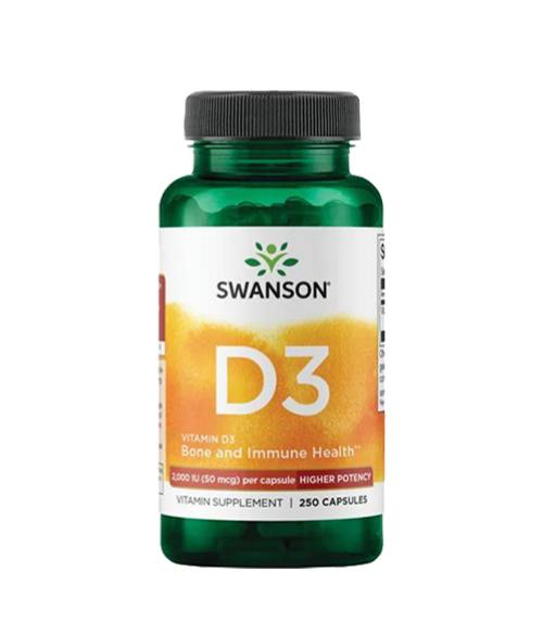 Swanson Vitamin D3 2000IU 250caps