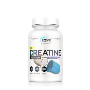 GENIUS NUTRITION Creatine Monohydrate 60 mega caps