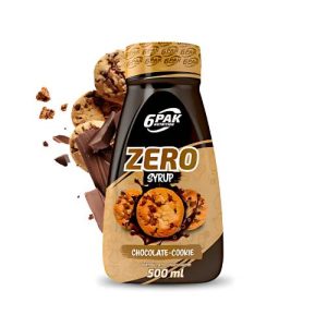 6PAK Nutrition Syrup Zero 500ml Chocolate Cookies