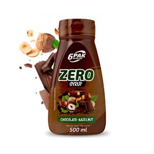 6PAK Nutrition Syrup Zero 500ml Chocolate Hazelnut