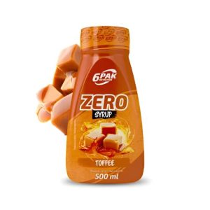 6PAK Nutrition Syrup Zero 500ml Toffee