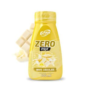 6PAK Nutrition Syrup Zero 500ml White Chocolate